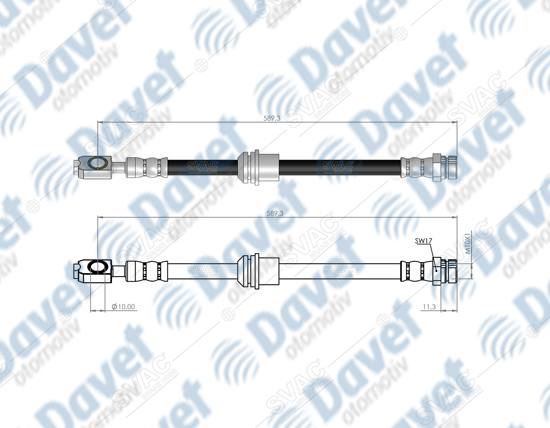 SVAC 100196 On Fren Hortumu Vw Tiguan 07-18 - Audi Q3 12-18  ####